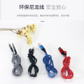 Hot Selling USB Cable Android Type-C Charger Super-Durable Nylon-Braided Micro USB cable for all mobile phone
